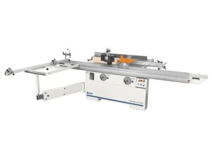 Minimax Single-Phase 4.8Hp (x3) 8.5 Combination machine 12′ main blade w/16″ Tersa cutterblock w/mortiser, 1.25″ interchangeable tilting spindle, DADO, wheels for movement