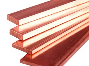 0.125" x 1" x 18", C110 Copper Flat Bar, Mill