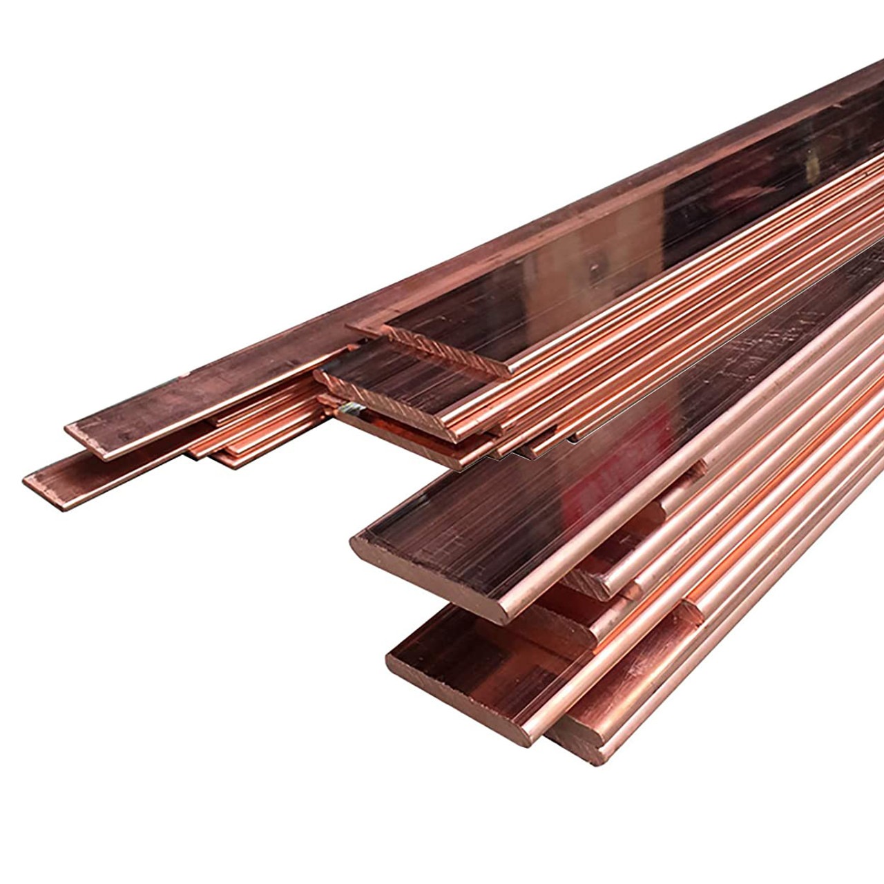 C110 Copper Round Edge Flat Bar