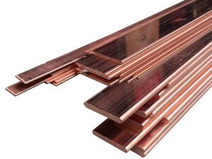 C110 Copper Round Edge Flat Bar