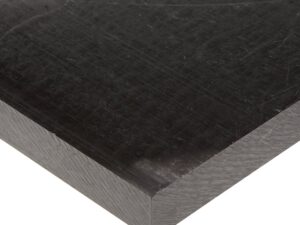 PPSU Radel R5500 Sheet, 0.500" x 12" x 36", Black